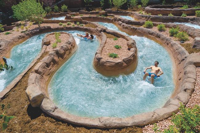 Shoshone Chutes at Glenwood Hot Springs Pool. Photo courtesy of Glenwood Hot Springs