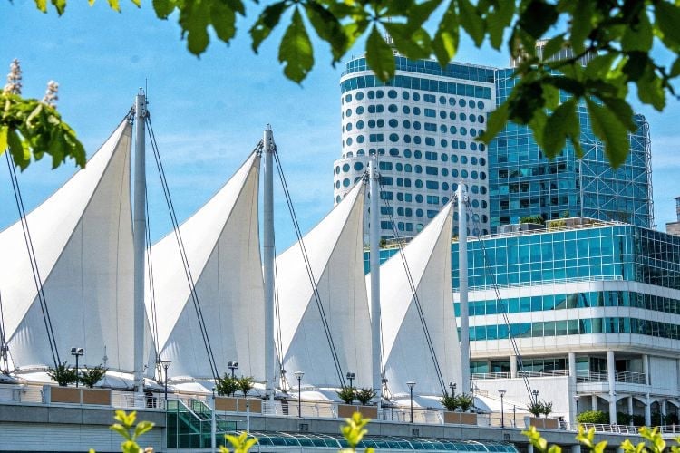 Sails at Canada Place Vancouver