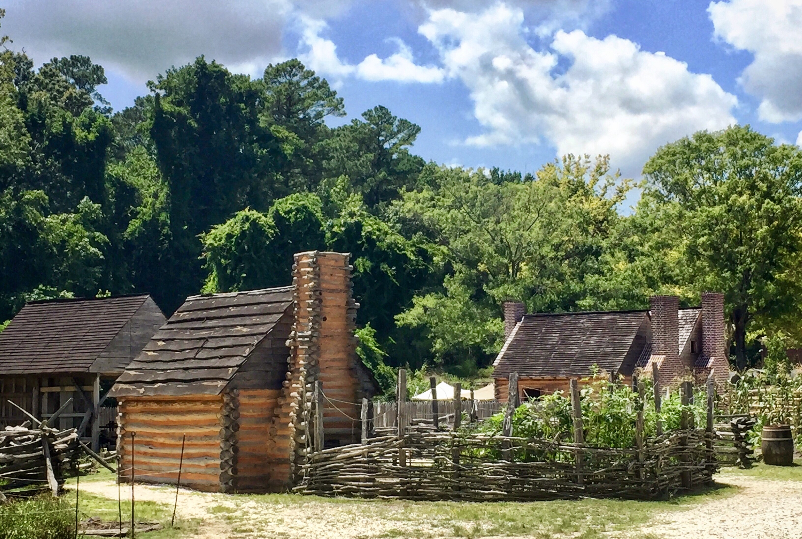 Slave quarters at the Museum of the American Revolution at Yorktown.