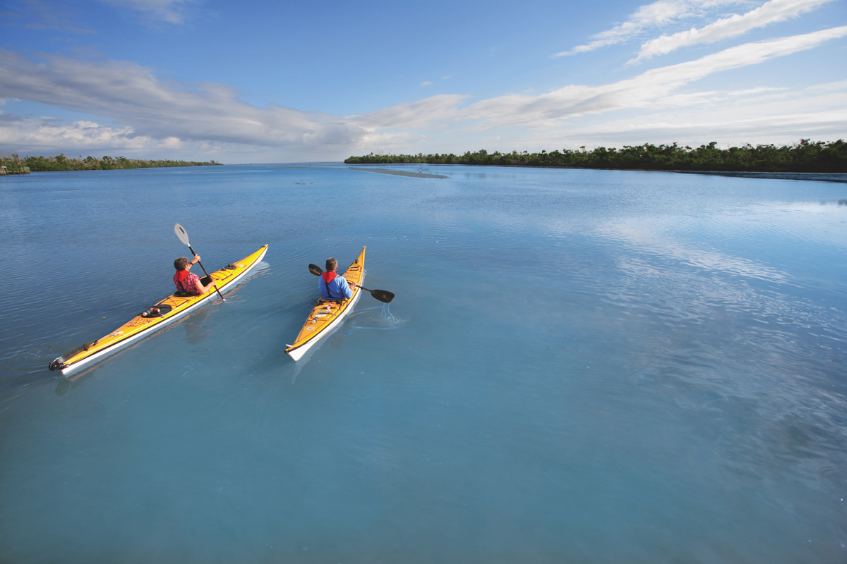 Kayaking near Sanibel Island
