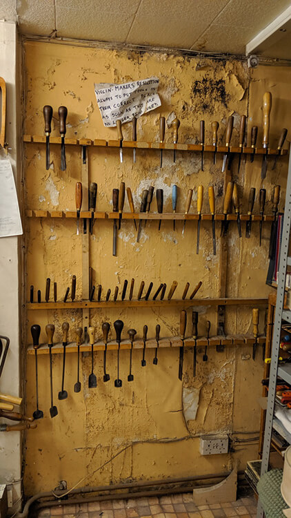 Close-up of Specialized Tools