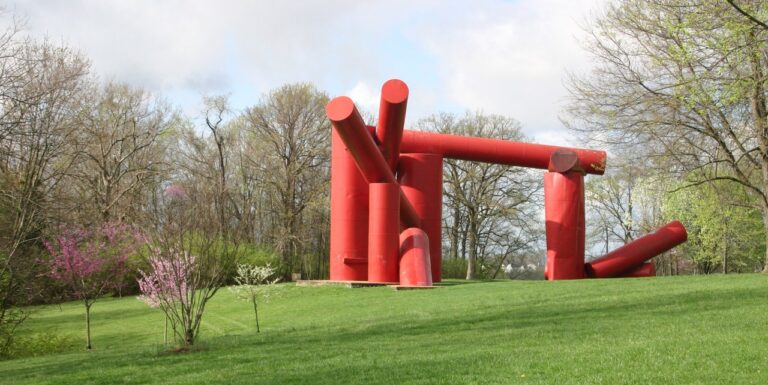 A picture of "The Way" artwork at the Laumiere Sculpture Park. Photo by Tom Varner.