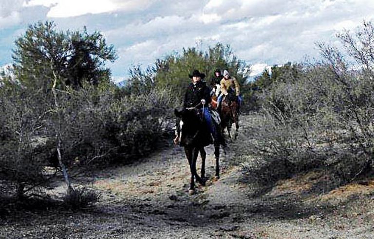 The Trail Ride is a Highlight at Cowboy College. Photo by Victor Block