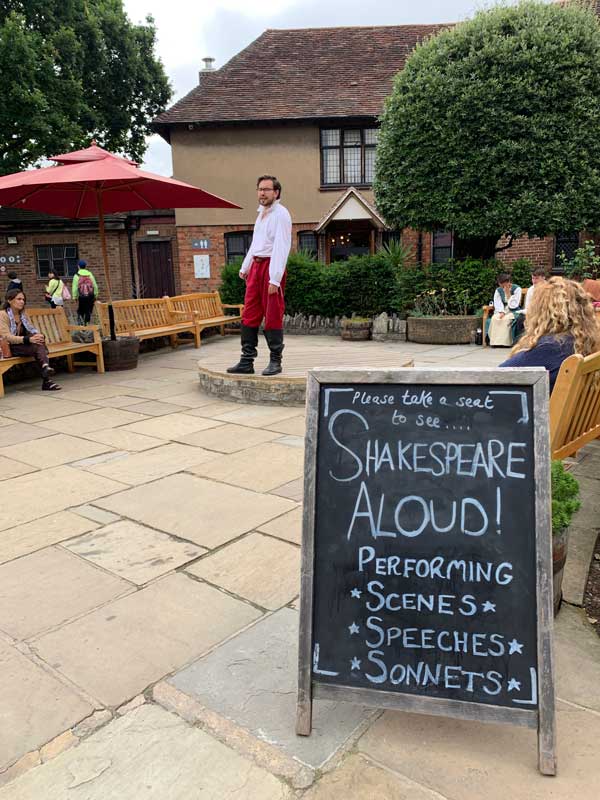 Shakespeare performances at Shakespeare's Birthplace in Stratford-upon-Avon