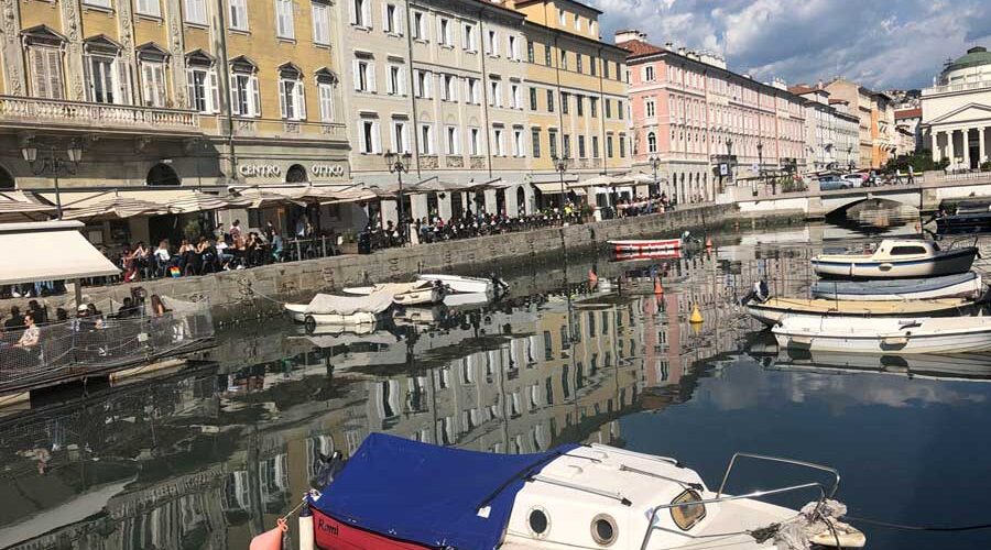 Canal Grande in Trieste, Italy