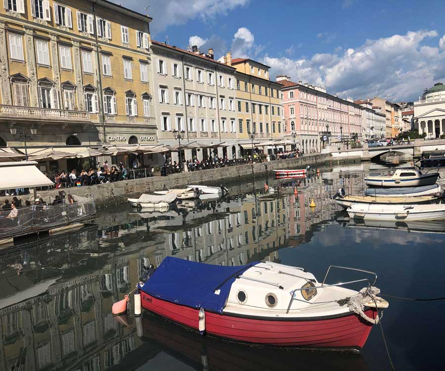 Canal Grande in Trieste, Italy