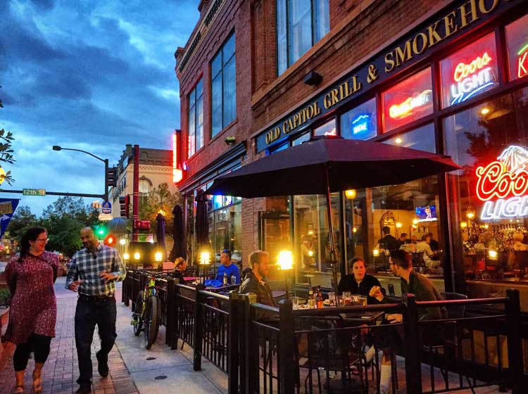 Old Capital Grill is a favorite local restaurant in Golden, Colorado. Photo by Rich Grant