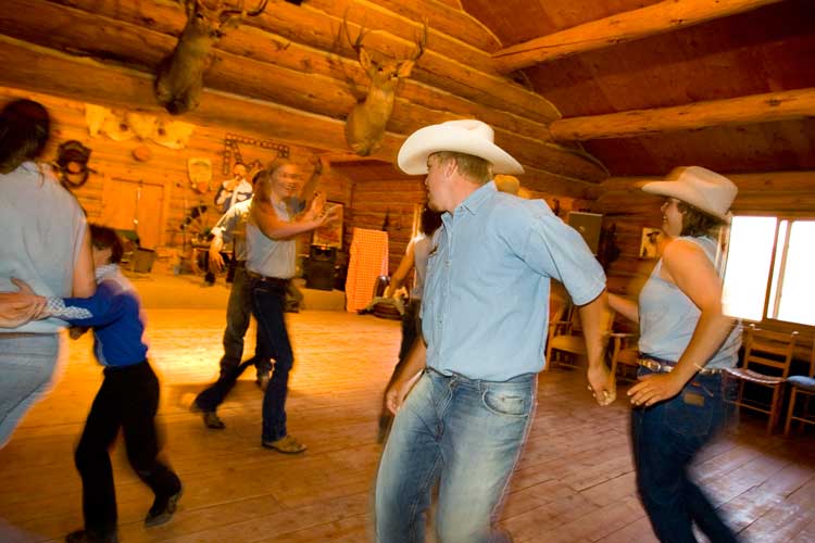 Square dancing in Crested Butte. Photo by Denise Chambers/Miles