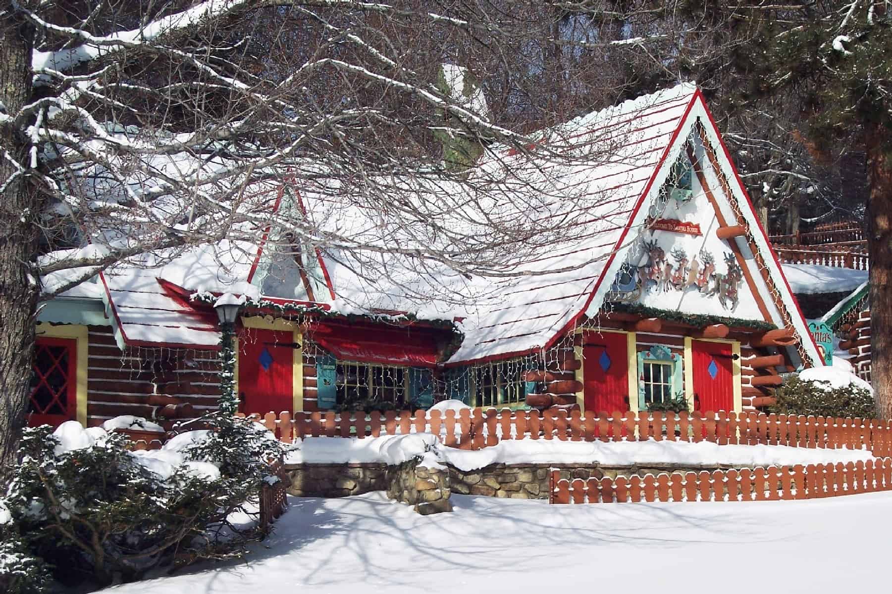 Santa Claus is ready for visitors at the North Pole New York