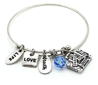 Travel Charm Bracelet from Amazon