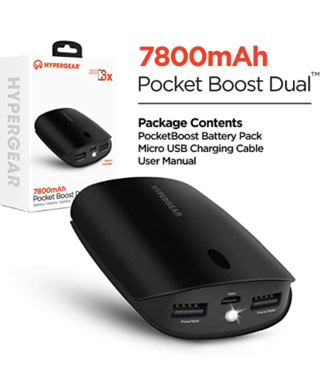 HyperGear Pocket Boost 7800mAh Portable Battery