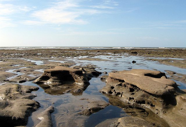 Walking along the coast in Pochomil, Nicaragua. Flickr/Sven Hansen