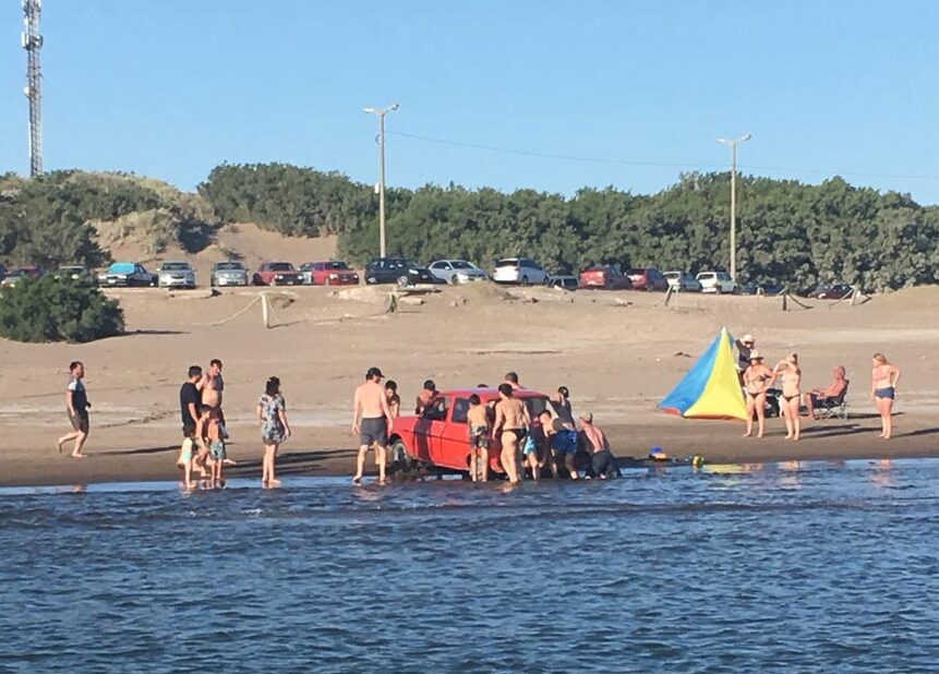 Christmas in Argentina often is spent at the beach..