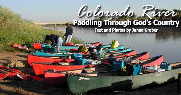 Canoe trip in Colorado. Photo by Janna Graber