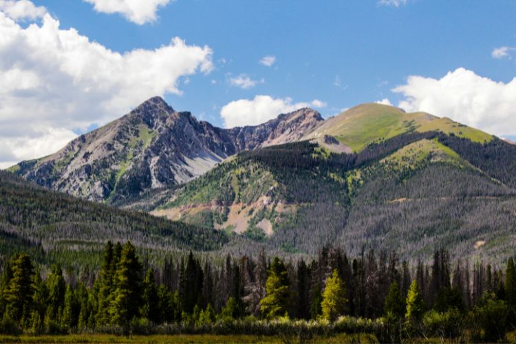 The mountain views are endless