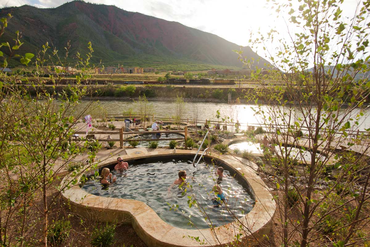 Iron Mountain Hot Springs are among the top hot springs in Colorado