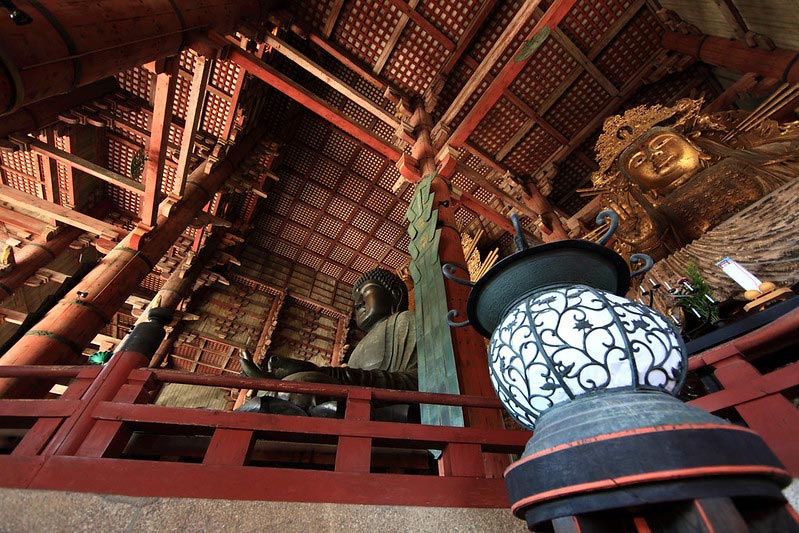 Great Buddha of Todaiji Temple. Photo from <a href="https://www.flickr.com/photos/tanaka_juuyoh/5196207349/in/photolist-7t6ei-24BJwGH-agp8YL-awQF4n-awQFQ6-awToJj-8UZqcP-apqTiZ-8V3tJU-8ULAGu-8UMZio-awTpv5-8ULAPw-8UJWep-8V3t1d-7t6tX-8iYmmo-8VhNKN-awTp33-8VhPNj-8VaVpT-awQEzB-7t6r4-EuA8GQ-kpNQr-TK6JMW-gk1z34-kpR7m-kpLbL-kpQ2i-27pTVRu-2euqgUg-TK6JL3-2fToXWV-2fToXYt-awQEQn" target="_blank" rel="noopener noreferrer">Flickr</a>