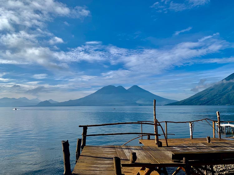 Waking up to Lake Atitlan