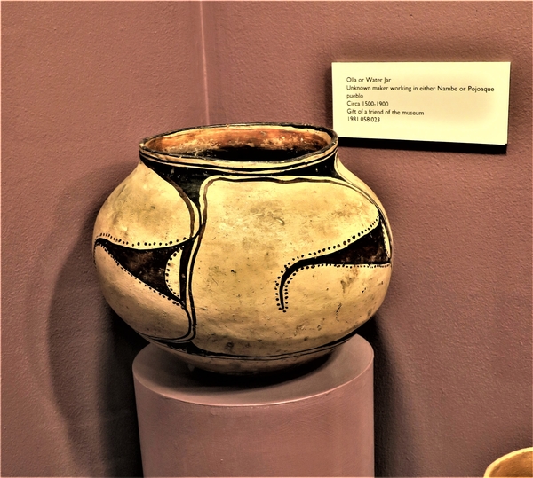 North American Pottery at the Millicent Rogers Museum in Taos, New Mexico. Photo by Victor Block