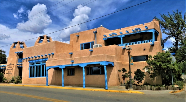 Typical Adobe Architecture in Taos, New Mexico. Photo by Victor Block