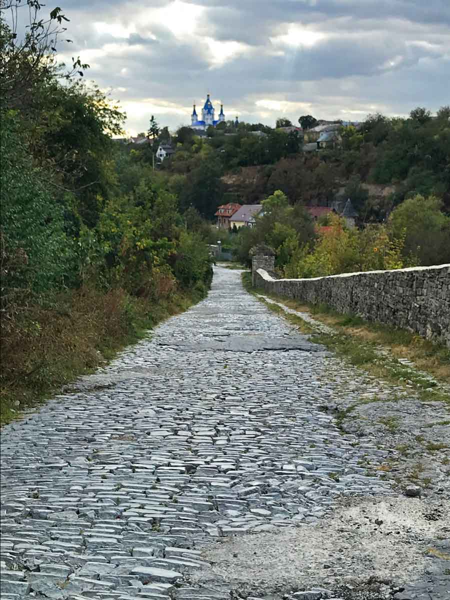 St. George Cathedral as seen from the Old City in Kamianets-Podilskyi. Photo by Amanda Renna
