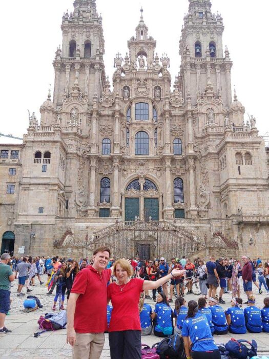 Cathedral at Santiago de Compostela in Spain