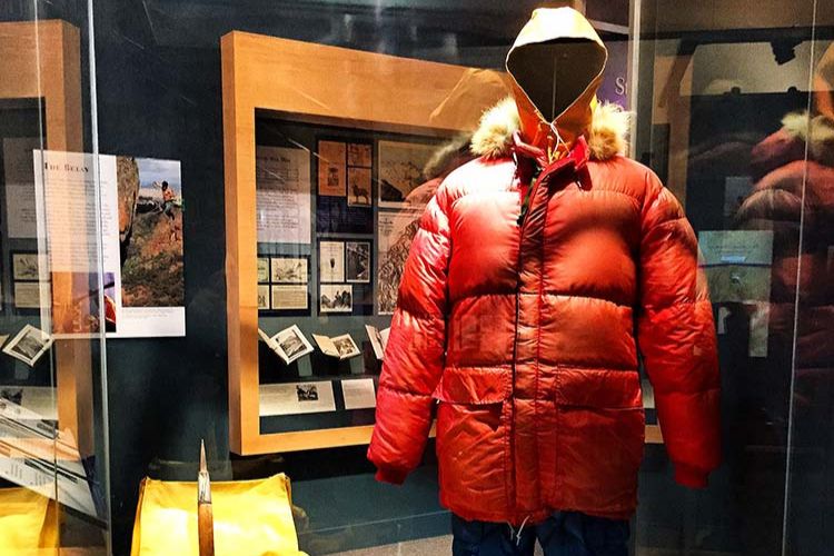 Eddie Bauer exhibit at American Mountaineering Museum
