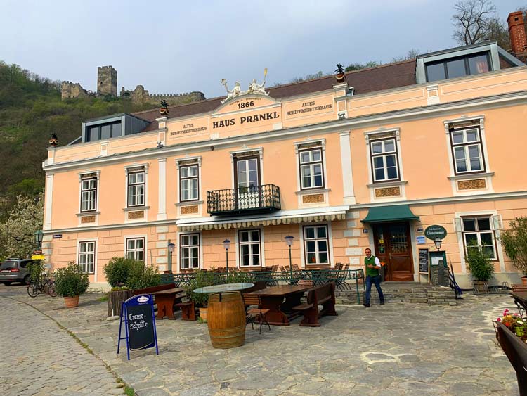 Haus Prankl is a top restaurant in the Wachau Valley. 