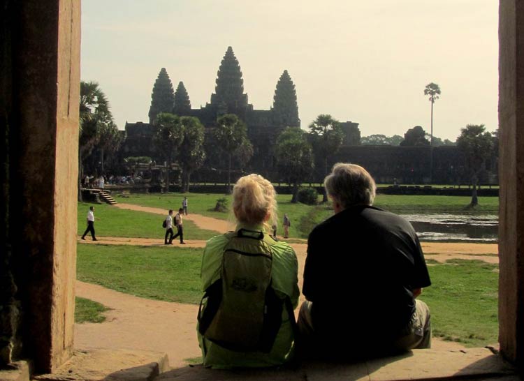 Carol Bowman in Siem Reap, Cambodia