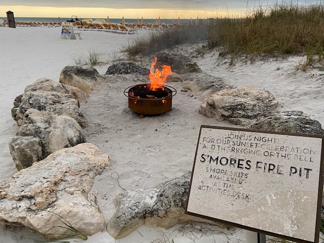 Beachfront smores