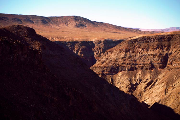 Rainbow Canyon in Death Valley National Park