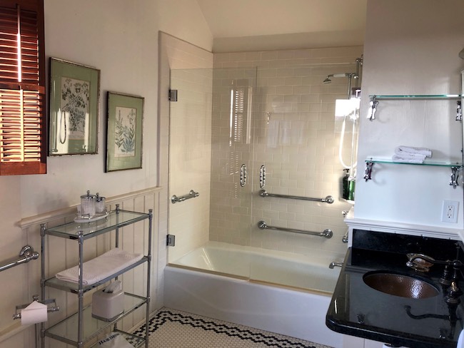 Bathroom in Cass House. Photo by Claudia Carbone