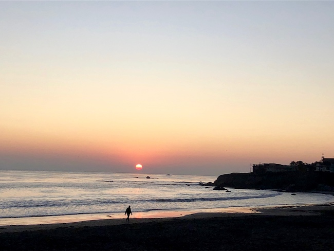 Cayucos beach. Photo by Claudia Carbone