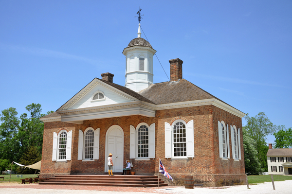 The Courthouse at Colonial Williamsburg, Virginia. Photo by Wangku Jia/Dreamstime.com 