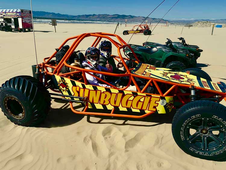 Dune buggy adventure at Oceano Dunes State Park. Photo by Janna Graber