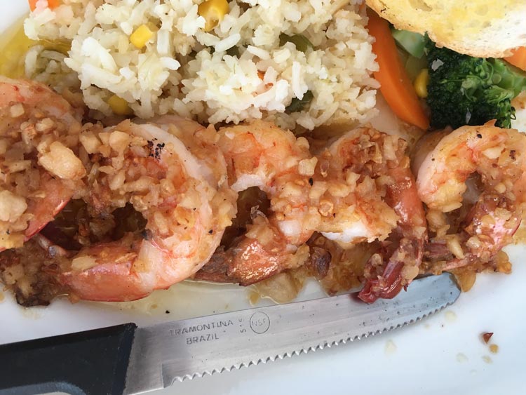 Beto's garlic shrimp