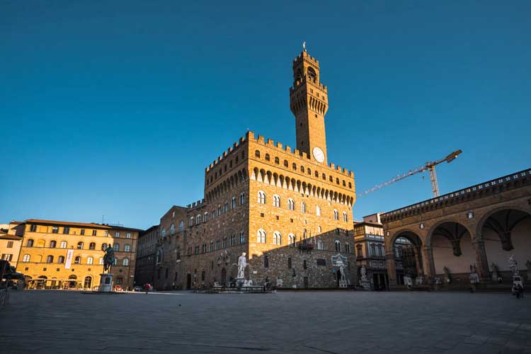 Piazza della Signoria in Florence, Italy