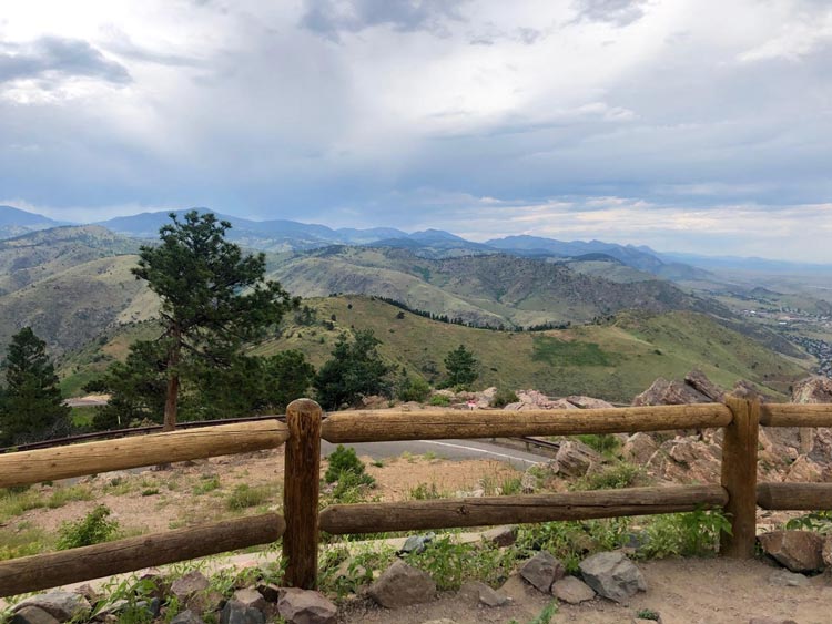 View from Lookout Mountain near Golden