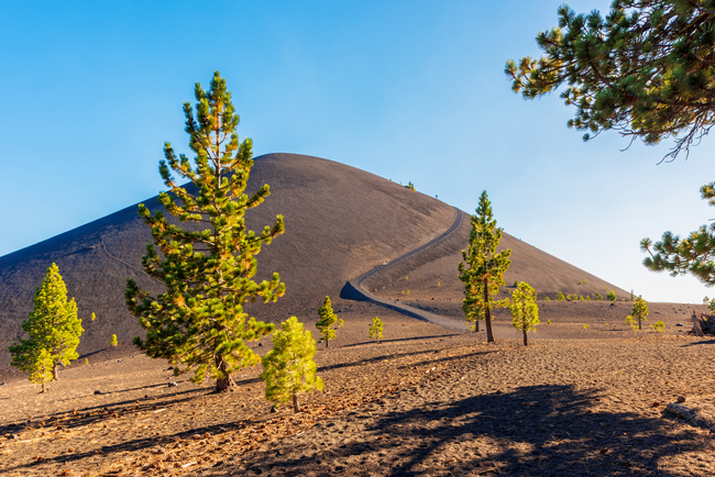 One of the cones for which Lassen Volcanic National Park is named. Photo by Allard1/Dreamstime.com