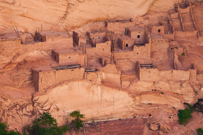  Sandstone cliff complexes once served as homes to prehistoric people. Photo by Rinus Baak/Dreamstime.com