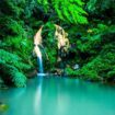 One of the top things to do in the Azores is hiking to waterfalls.