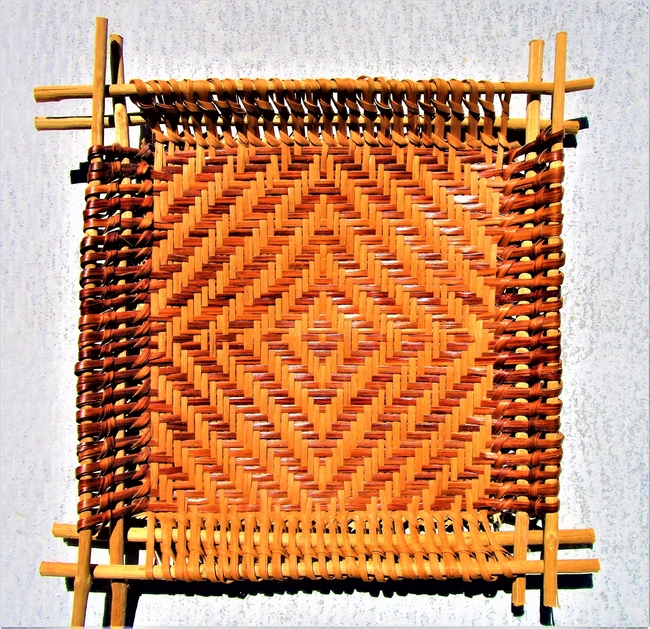 This woven plate carries rich memories of the Amazon region. Photo by Victor Block