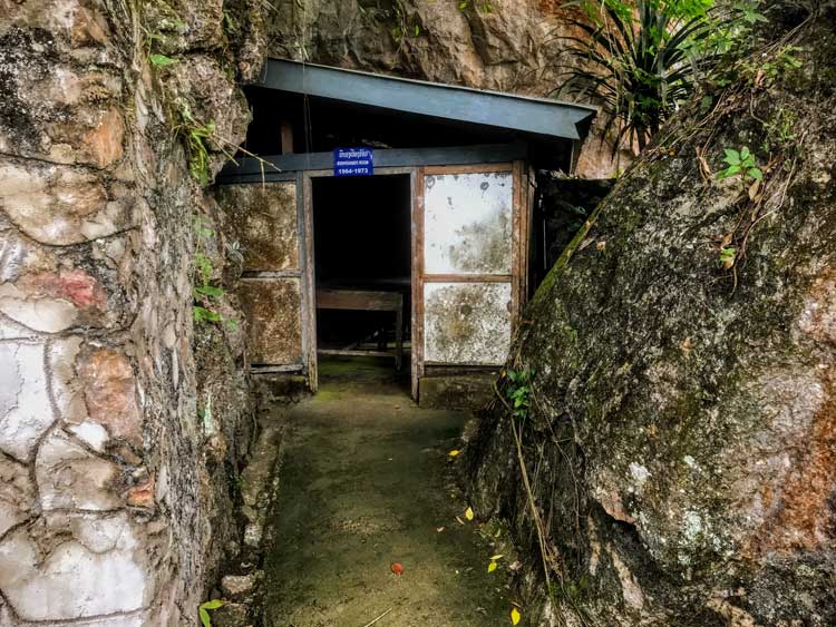 War caves tour in Laos