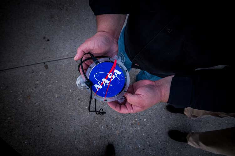 Robert is carrying a Wafer Scale Spacecraft for NASA and an atmospheric plastics testing experiment for the Scripps Institution of Oceanography.