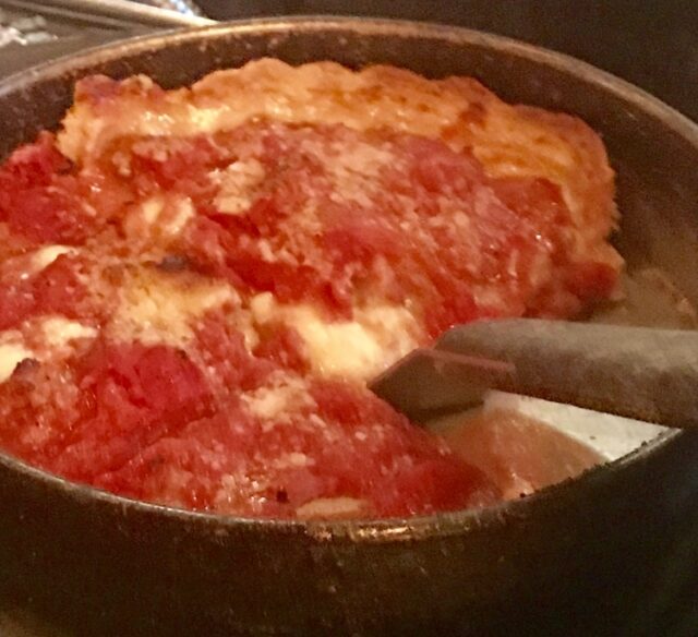 Chicago deep dish