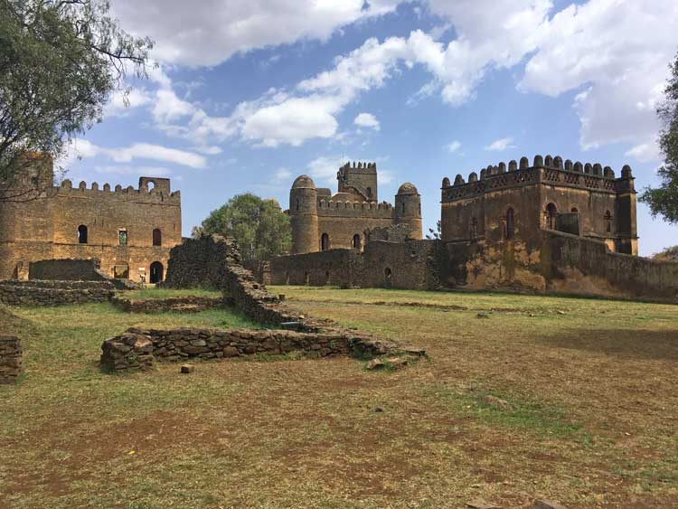 King Fasilides’ castles, nicknamed the “Camelot of Ethiopia. Photo by Victor Luu