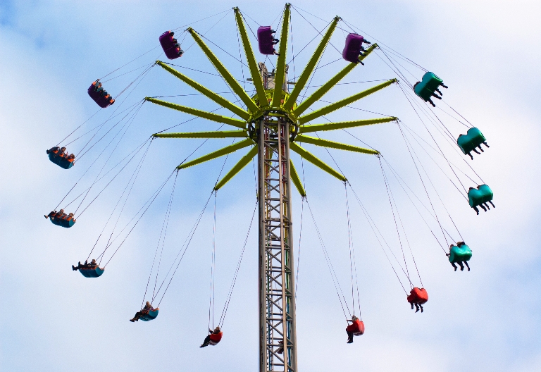 The sheer number and variety of rides are mesmerizing. Photo by Nicola Ferrari/Dreamstime.com