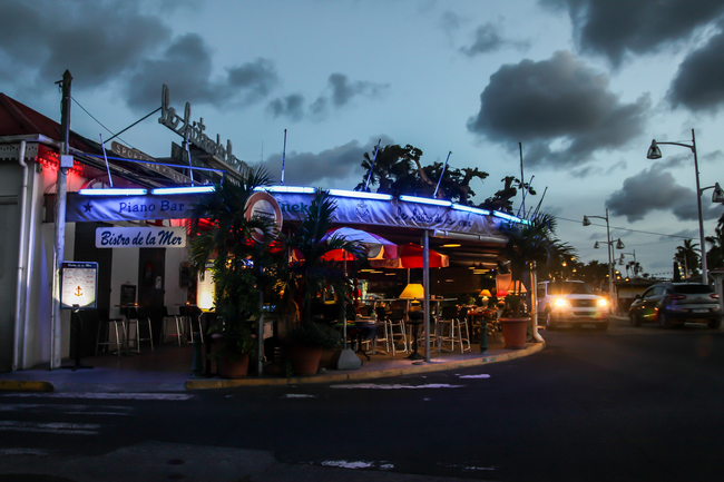 One of Marigot’s Charming Cafes. Photo by 1Miro/Dreamstime.com