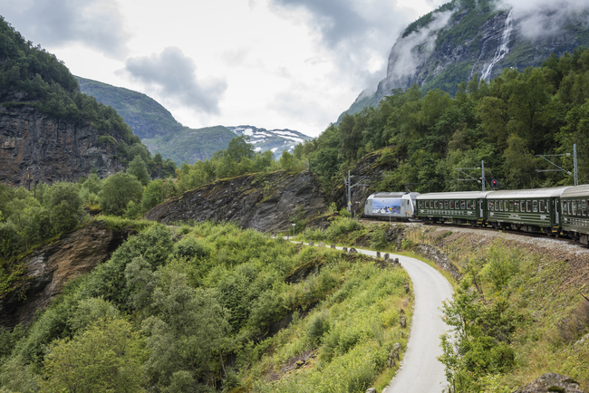 The Flam Railway Offers Panoramic Views of Magnificent Scenery. Photo by Margaret De Groot5031/Dreamstime.com