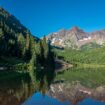 Maroon Bells is an iconic destination in Aspen, Colorado. Photo C2 Photography